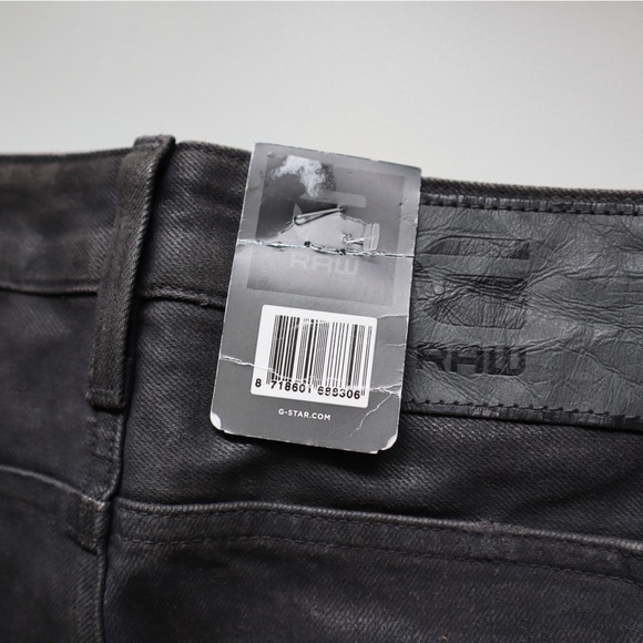 G-Star Raw men’s Renewed Type-C Tapered black denim Jeans. - Picture 7 of 12